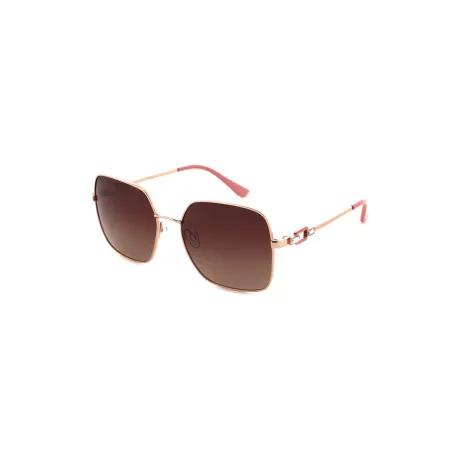 Polarizačné slnečné okuliare H.I.S. POLARIZED HPS34111-1, pink, brown gradient POL, 57-17-144