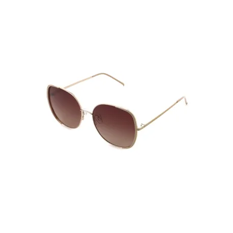 Polarizačné slnečné okuliare H.I.S. POLARIZED HPS24105-1, gold-beige, smoke gradient POL, 57-16-145