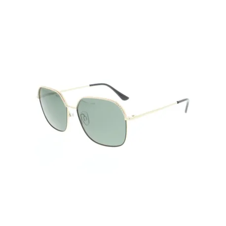 Polarizačné slnečné okuliare H.I.S. POLARIZED HPS04125-1, gold-black, green POL, 57-15-142