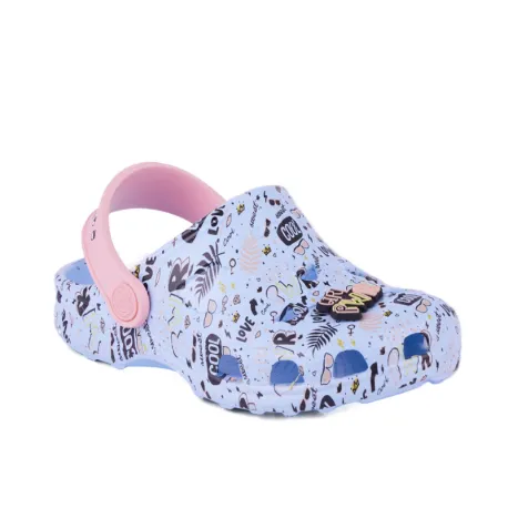 Dievčenské kroksy (rekreačná obuv) COQUI Little Frog + Amulet candy blue baby pink