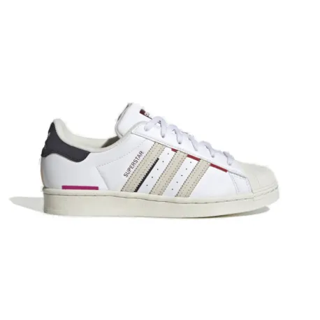 Dámska rekreačná obuv ADIDAS ORIGINALS Superstar cloud white aluminium shadow navy