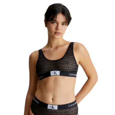 Dámska podprsenka CALVIN KLEIN UNLINED BRALETTE-000QF7233E-UB1-Black
