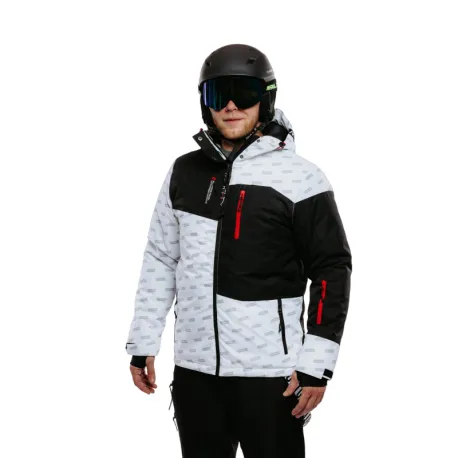 Pánska lyžiarska bunda AUTHORITY SJ-PYJAMAS white