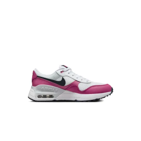 Dievčenská rekreačná obuv NIKE Air Max SYSTM Jr white obsidian fierce pink platinum