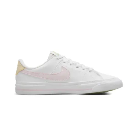 Dievčenská vychádzková obuv NIKE Court Legacy white pink foam honeydew