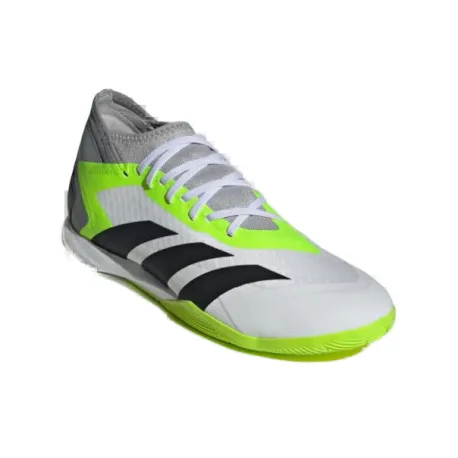 Pánske futbalové kopačky halové ADIDAS Predator Accuracy.3 M IC cloud white core black lucid lemon