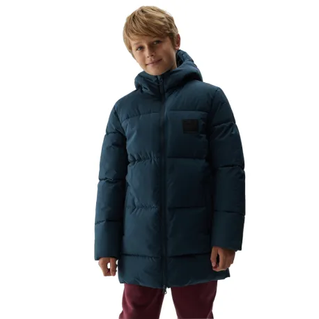 Chlapčenská bunda 4F JUNIOR DOWN JACKET-JAW23TDJAM275-31S-NAVY