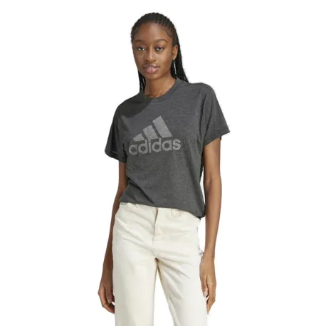 Dámske tričko s krátkym rukávom ADIDAS W WINRS 3.0 TEE-IM2423-black melange grey three,
