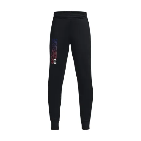 Chlapčenské zateplené tepláky UNDER ARMOUR UA Armour Fleece Graphic Jgr-BLK