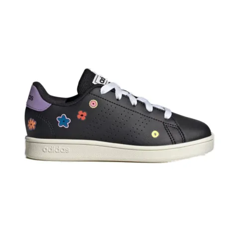 Dievčenská rekreačná obuv ADIDAS Advantage core black core black violet fusion