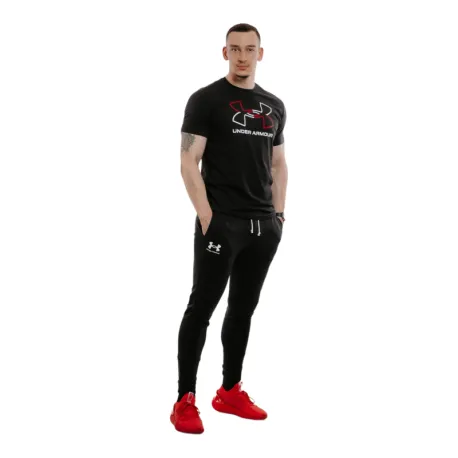 Pánske tepláky UNDER ARMOUR UA Rival Terry Jogger-BLK