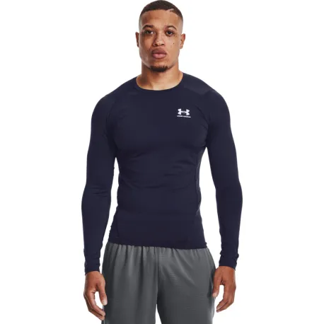 Pánske kompresné tričko s dlhým rukávom UNDER ARMOUR UA HG Armour Comp LS-NVY