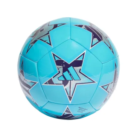 Futbalová lopta ADIDAS UCL CLB-IA0948-bright cyan silver met.