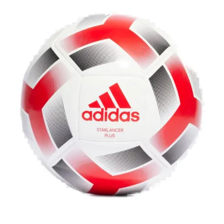 Futbalová lopta ADIDAS STARLANCER PLUS WHITE RED BLACK I