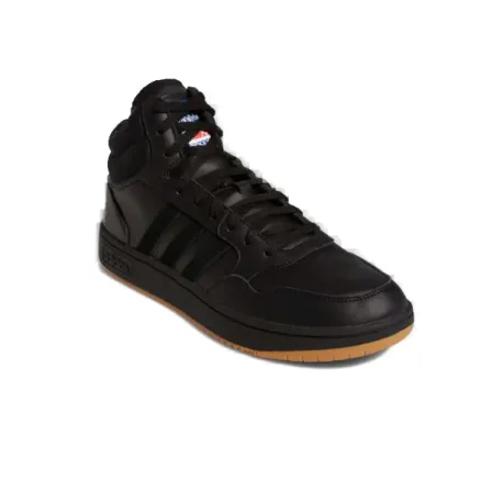 Pánska rekreačná obuv ADIDAS Hoops 3.0 Mid core black core black ftwr white