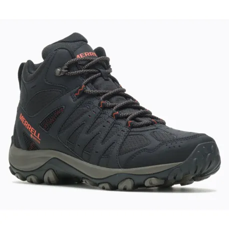 Pánska členková turistická obuv MERRELL Accentor 3 Sport Mid GTX M black tangerine
