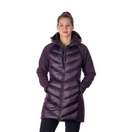 Dámska turistická softshellová bunda NORTHFINDER MARGIE-532-darkplum