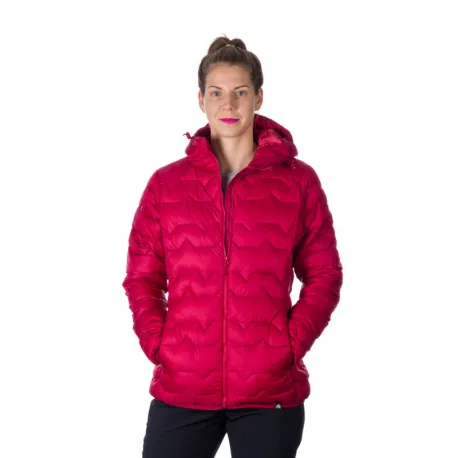 Dámska turistická bunda NORTHFINDER ELMA-510-cherry