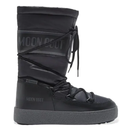 Dámske členkové zimné topánky MOON BOOT LTRACK HIGH NYLON WP, 001 black