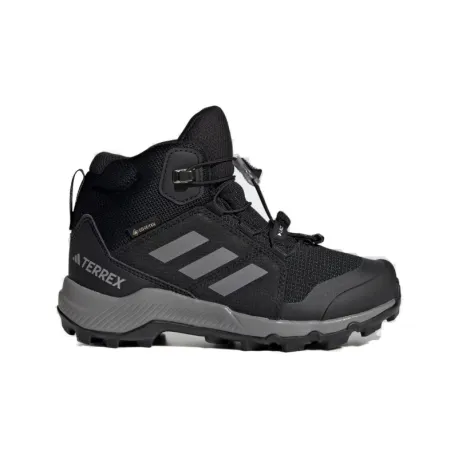 Juniorská členková turistická obuv ADIDAS Terrex Mid Jr GTX core black grey three core black