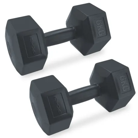Set závažia SPOKEY MONSTER BLACK HEXA 2x 6 kg