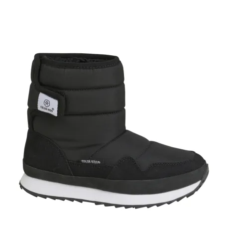 Detské vysoké zimné topánky COLOR KIDS Boots W. 1 velcro, black