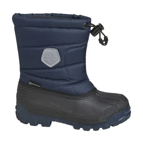 Chlapčenské vysoké zimné topánky COLOR KIDS Boots - WP, total eclipse