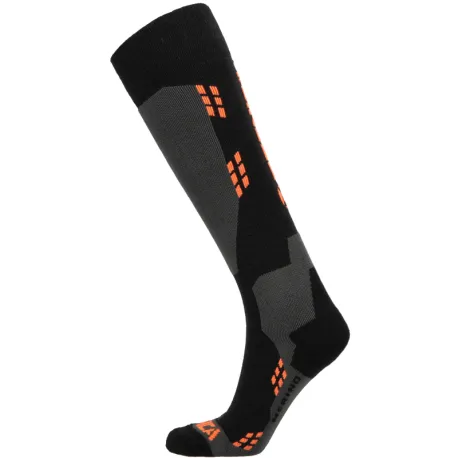 Lyžiarske podkolienky (ponožky) TECNICA Merino ski socks, black orange