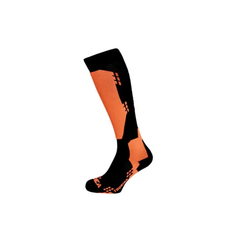 Lyžiarske podkolienky (ponožky) TECNICA Touring ski socks, black orange