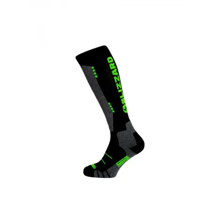 Lyžiarske podkolienky (ponožky) BLIZZARD Wool Sport ski socks, black green