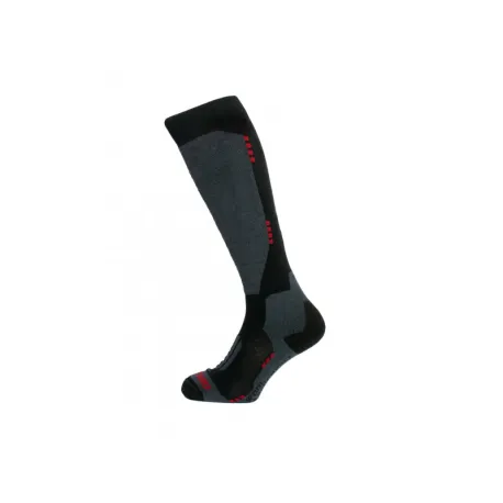 Lyžiarske podkolienky (ponožky) BLIZZARD Wool Performance ski socks, black wine red