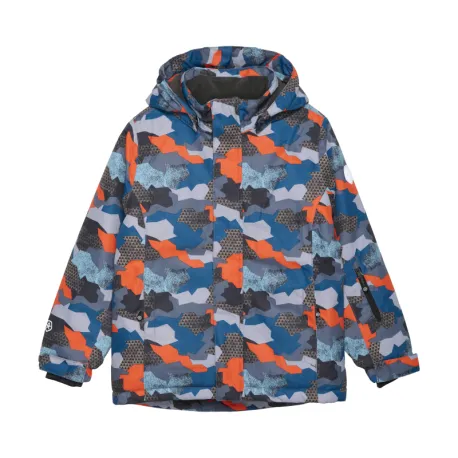 Chlapčenská lyžiarska bunda COLOR KIDS Ski Jacket - AOP, turbulence 741119.1922