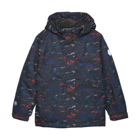 Detská lyžiarska bunda COLOR KIDS Ski Jacket - AOP, phantom