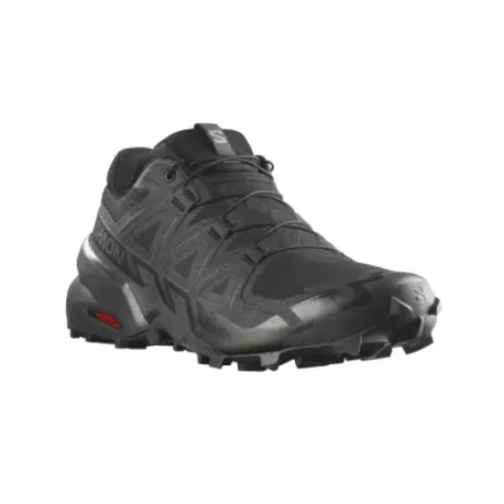 Pánska bežecká trailová obuv SALOMON Speedcross 6 Wide M black black phantom