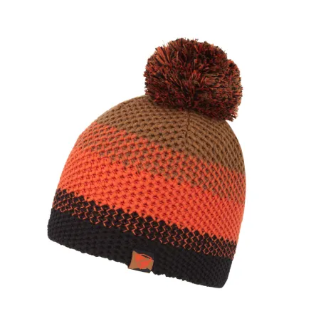 Juniorská zimná čiapka ZIENER ISHI-802166-519-burnt orange