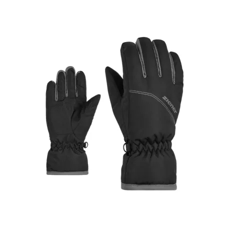 Juniorské lyžiarske rukavice ZIENER LERIN-801999-12-black