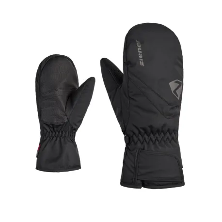 Juniorské lyžiarske rukavice palčiaky ZIENER LORIANO-801994-12-black