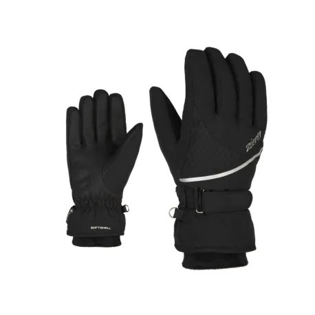 Dámske lyžiarske rukavice ZIENER KIANA GTX-801183-12-black