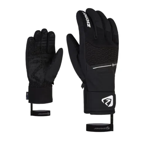 Pánske lyžiarske rukavice ZIENER GRANIT GTX-801085-12-black