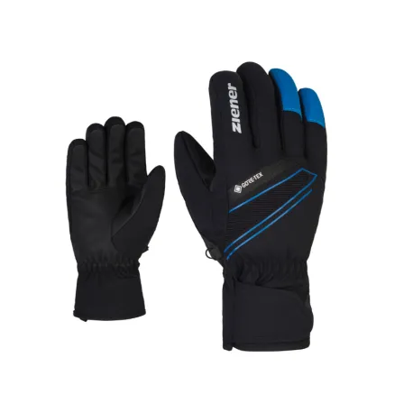 Pánske lyžiarske rukavice ZIENER GUNAR GTX-801083-12798-black persian blue