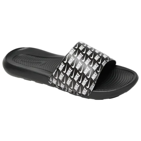 Pánske šlapky (plážová obuv) NIKE Victori One Slide Print M black white black