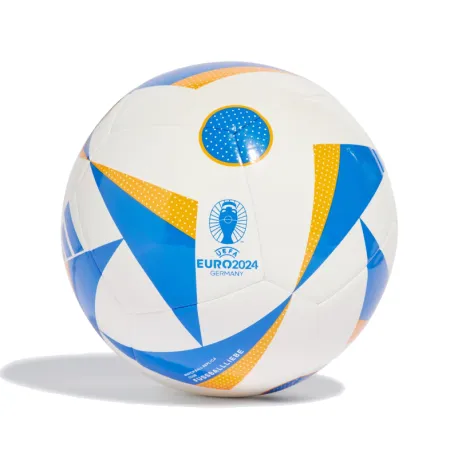 Futbalová lopta ADIDAS EURO24 CLB WHITE GLOBLU LUCORA