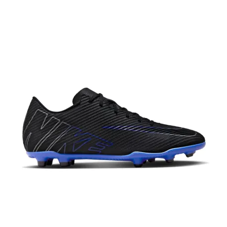 Chlapčenské futbalové kopačky outdoorové NIKE Mercurial Vapor 15-24 Club Jr FG black hyper royal chrome
