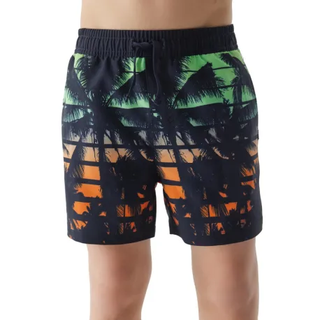 Chlapčenské plavky 4F JUNIOR BOARD SHORTS-4FJWSS24UBDSM067-96S-MULTICOLOUR 6