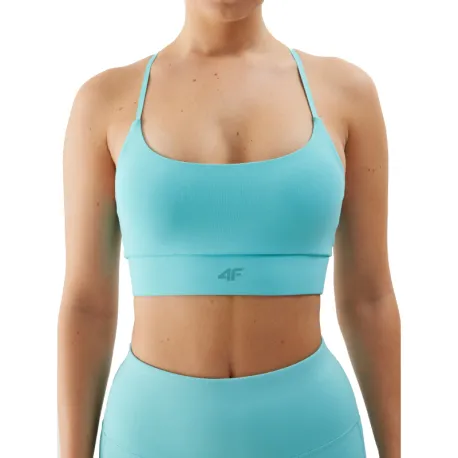 Dámska tréningová športová podprsenka 4F SPORT BRA-WSS24USBAF096-33S-BLUE