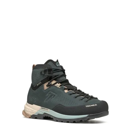 Dámska členková turistická celokožená obuv TECNICA Sulfur MID GTX Ws, navy grey light blue