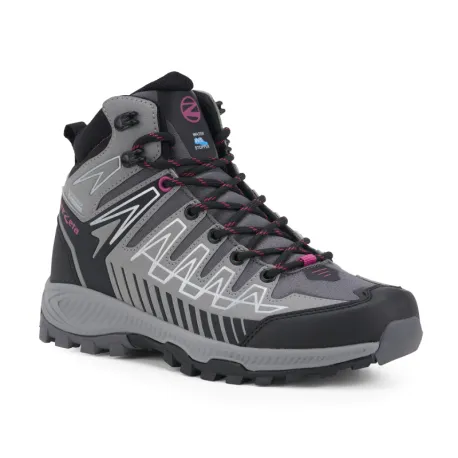 Dámska vysoká turistická obuv TREZETA Thunder Mid Ws Wp, Grey Fuchsia