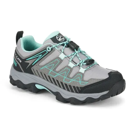 Dievčenská nízka turistická obuv TREZETA Thunder WP Jr grey green