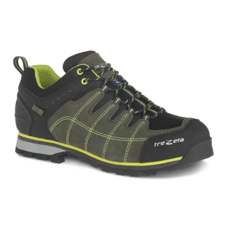 Pánska nízka turistická obuv TREZETA Hurricane Evo Low Wp, Dark green Lime
