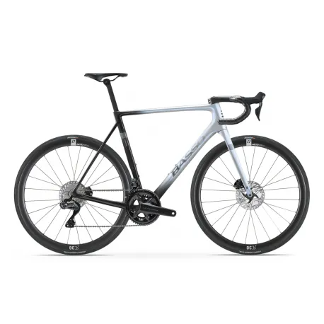 Cestný bicykel BASSO Diamante disc, fade opal white, Shimano Ultegra Di2, Microtech RE38